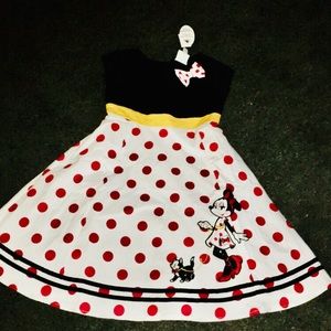 Minnie Mouse Red polka dot dress